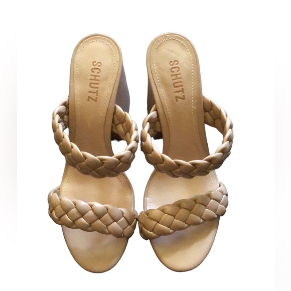 SCHUTZ Shoes - Schutz Shoes Schutz Cream leather, braided.Sandals
